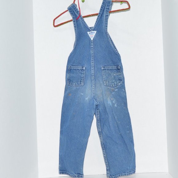 Vintage Oshkosh B'Gosh Denim Vestbak Overalls The Genuine Article with Zipper - Picture 3 of 5